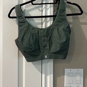 Olive Green Sports Bra